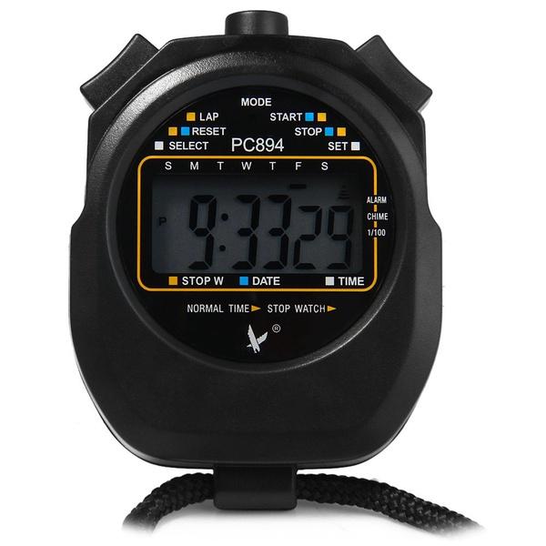 Pc4 Handheld Electronic Stop Watch Digital Timer Sports Stopwatch With Alarm Calendar Functions Buy At A Low Prices On Joom E Commerce Platform