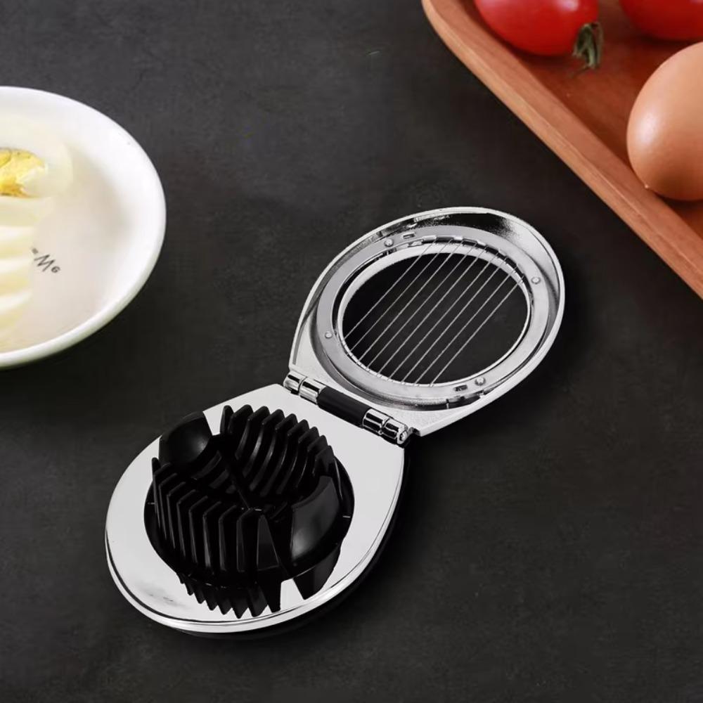 Rust-proof Egg Slicer 2 In 1 Strawberry Cutter Multipurpose Eggs Divider  Grapes