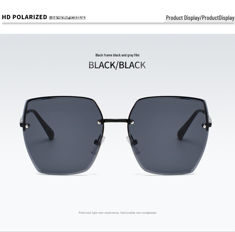 Women's Frameless Fashion Gradient Sunglasses - Sunshade & UV Protection