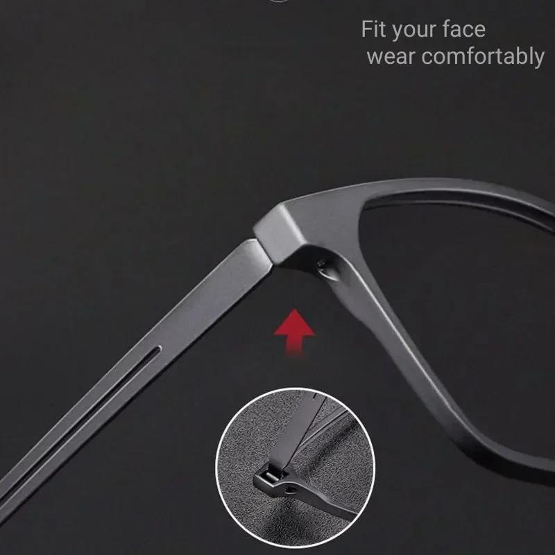 High Quality Reading Glasses for Women and Men Anti Blue Light Titanium Frame Presbyopia Eyewear with Diopter +1.0 To +4.0