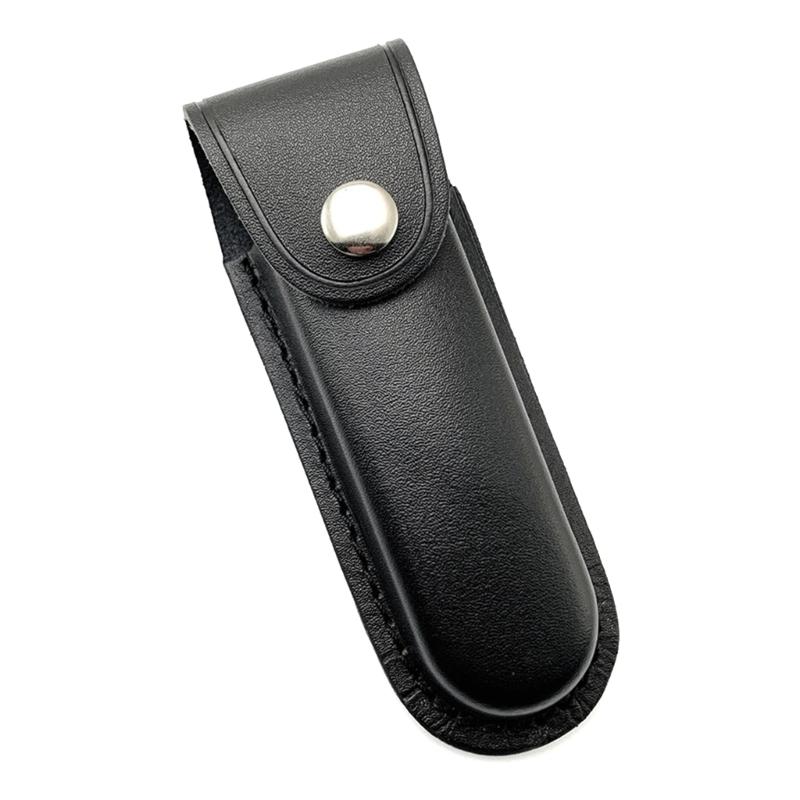 Tragbare Klappmesser Aufbewahrungsscheiden Taschen mit Gürtelschlaufe Lederholster Gürteltasche Messerhalter Langlebig