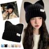First-Class Cute High-Standard Cat First-Class Ears Premium-Quality Beanies High-Standard For First-Class Women Premium-Quality Warm Knitted