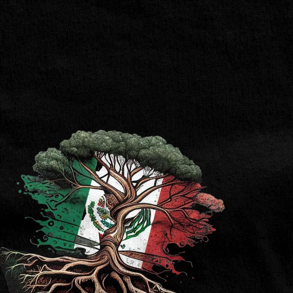 T-shirt Nouveauté Fière De Mes Racines Mexicaines Homme Femme Coton J'aime le Mexique Drapeau T-shirt Vêtements Originaux