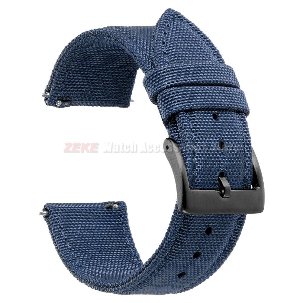 Quick Release Waterproof Sailcloth Watch Band for Omega Two-Sided Nylon Watchband 20mm 22mm Replacement Strap Sport Belt for Men