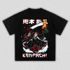 BLEACH Zaraki Kenpachi Anime Printing T-shirt Men's Clothing Women's 2026 Summer New High Quality Cotton Short-sleeved T