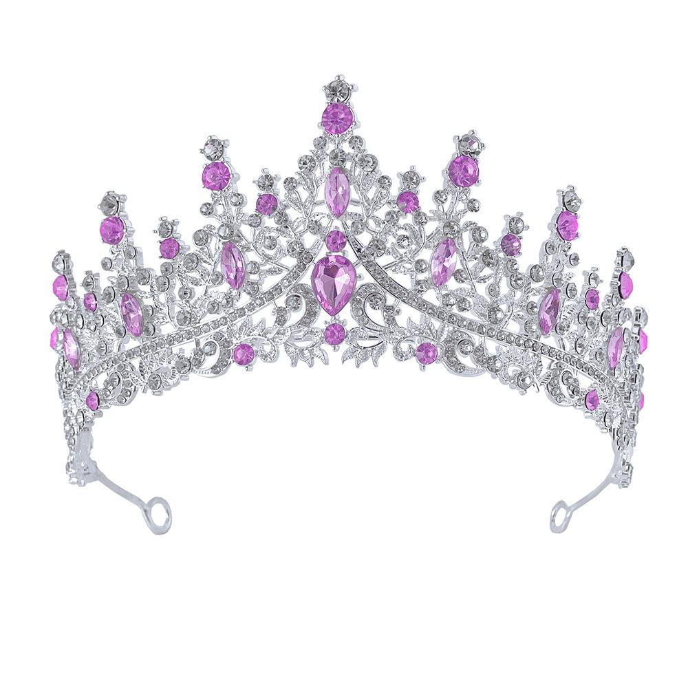 New Wedding Crown Headdress Bride Elegant Luxury Rhinestone Wedding Dinner Wedding Style Crown