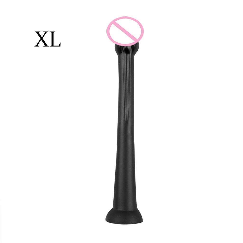 Liquid Silicone Anal Plug Long Butt Plug Big Dildos Stimulate Anus and Vagina Soft Anal Dilator Penis Sex Toys Dick Sex Products