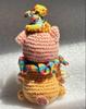 [USED] xooxlife Embroidery Artist Teddy Bear Handmade Plush Wool Felt