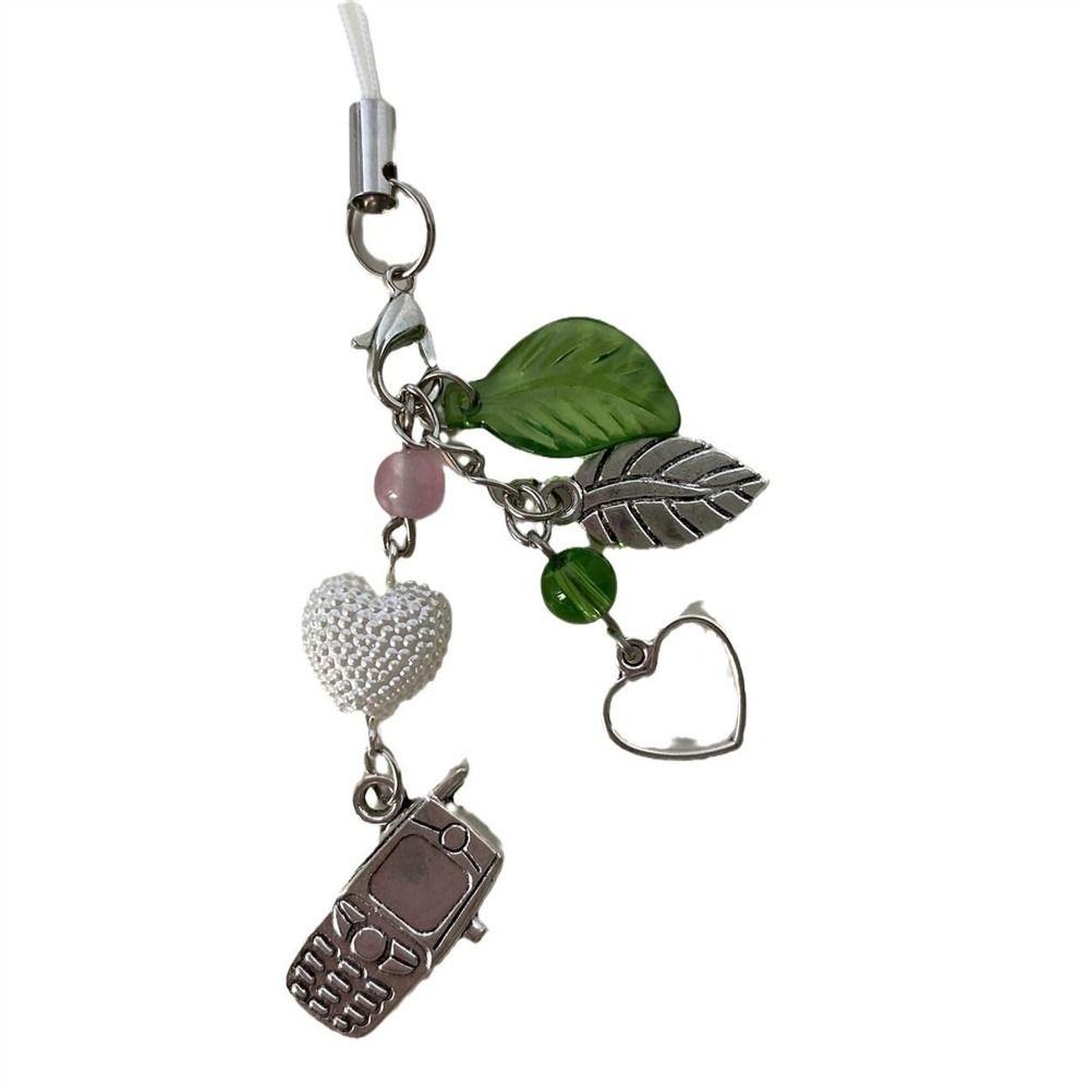 Knotbow Y2K Phone Charms Pendant Phone Chain Mobile Accessories Beaded Phone Lanyard  Girl Woman
