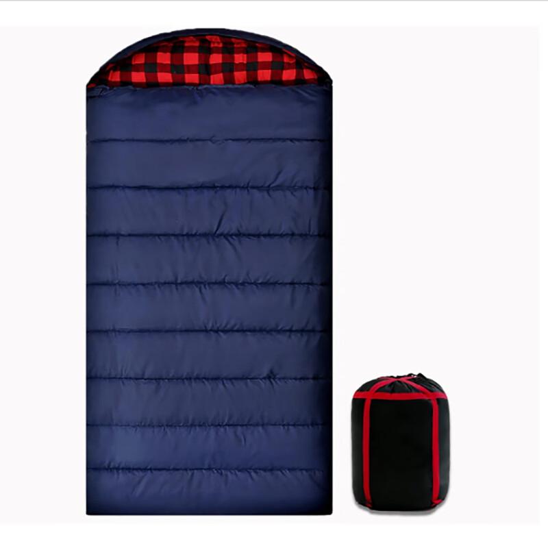 OEING Outdoor Flannel Lined Winter Sleeping Bag