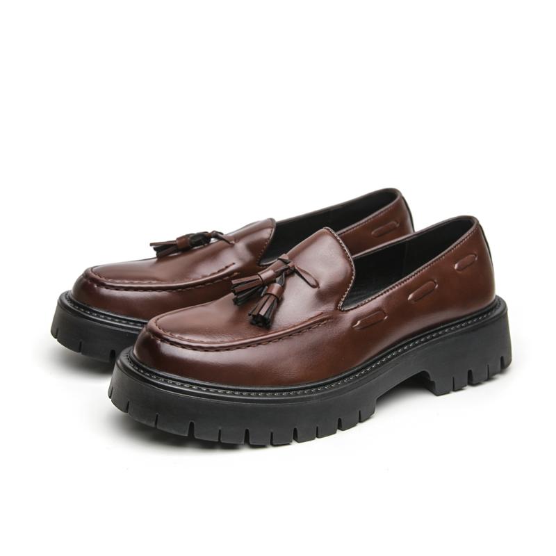 Men Tassel Loafers 4.5cm Chunky