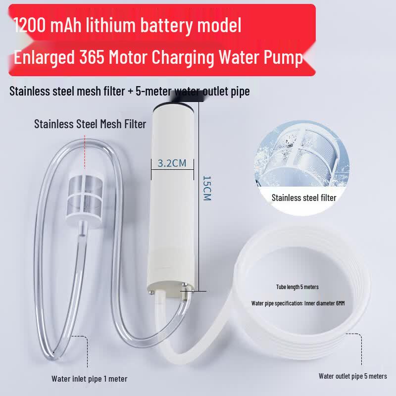 UO SO Portable Rechargeable Automatic Water Pump