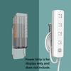 2in1 Socket Holder Organizer Wall-Mounted Punch Free Cable Organizer Self-Adhesive Seamless Power Strip Holder Gadget Home Decor
