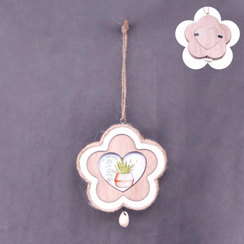 1pc Layout Wooden Photo Frame Pendant Tree Hanging Home  ? Gifts Ornaments Decorations Home