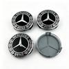 CRN1 4pcs 75mm Car silver Red Wheel Center Hub Caps For Mercedes Benz AMG W212 W205 W204 W211 W213 Accessories A0004000900