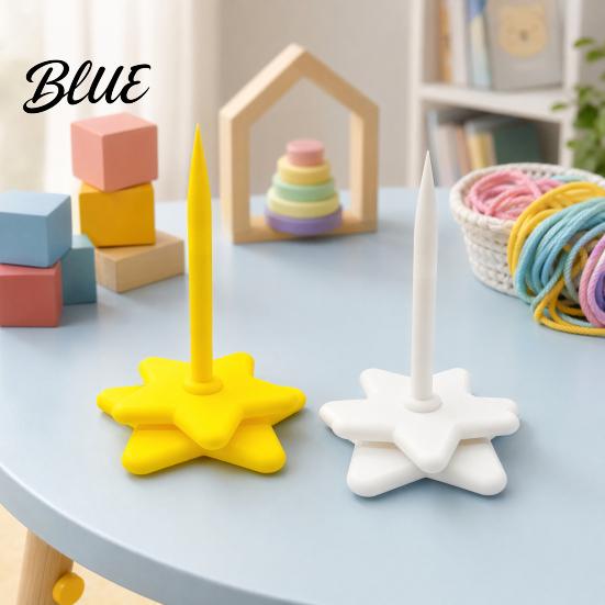 Anti-slip Yarn Stand Desktop Spinner Crocheting 3D Knitting Holder for Printed Star Ball Dispenser Knitting Lovers Wool Winding Tool