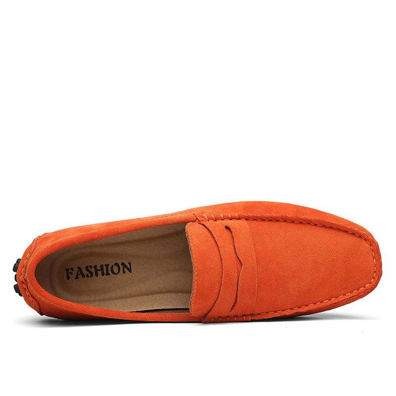 38-50 Shoes Men Casual Shoes Fashion Men Shoes Genuine Leather Men Loafers Moccasins Slip On Men Flats Male Driving Shoes