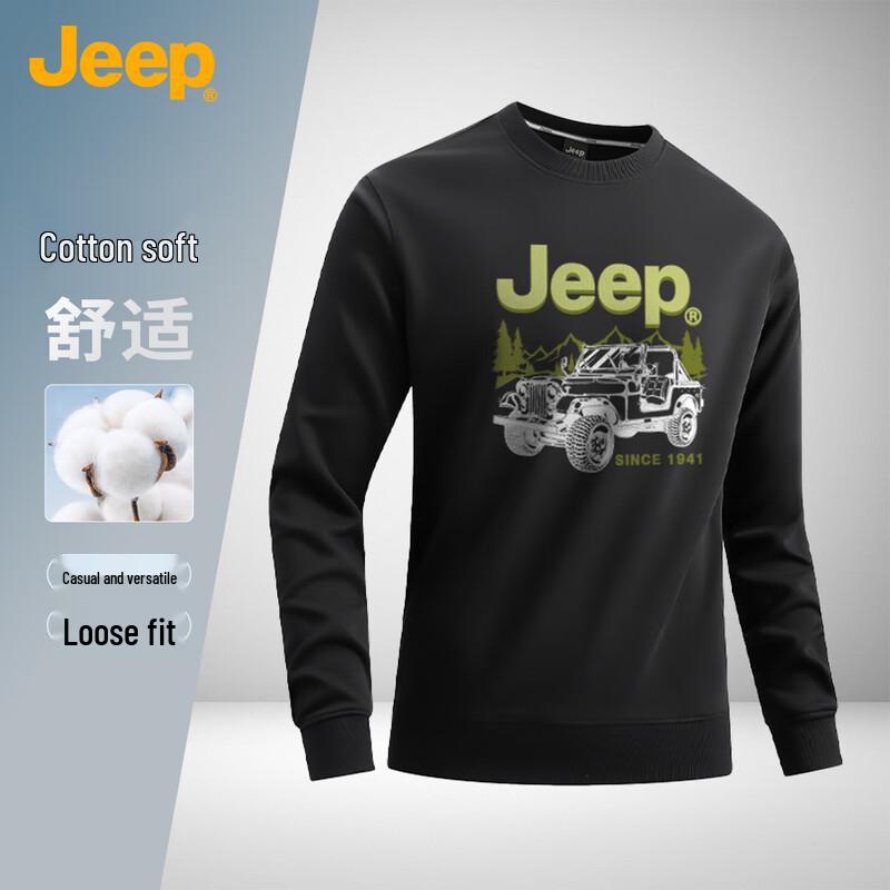 JEEP Unisex Heavyweight Crew Neck Sweatshirt 3XL