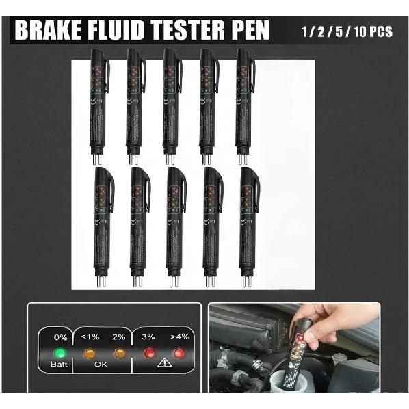 Automotive Brake Fluid Tester Pen LED Display Oil Quality Test Tool for Vehicle Brake Fluid Testing