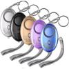 Pachet 5 buc. Alarmă de Securitate Personală 140db cu Breloc și Lumină LED, Alarmă Personală