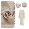 Khaki Spring-Summer New Ruffle Dress Fashion Sun-Protective Long Dress For Women
