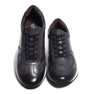 For B for Piu Leather Sneakers Tea Toe Smooth Gray Casual Shoes [B Piu] Men's KBC-1 25.0