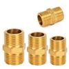 Upgraded Male Thread Double Nipples Set of 4 Hexagonal Joints Water Supply Connectors Simple Install for Water Supply