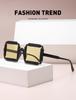 1PC  New Ins Internet Celebrity Sunglasses Punk Style Street Pography Fashion Personality Square Sunglasses