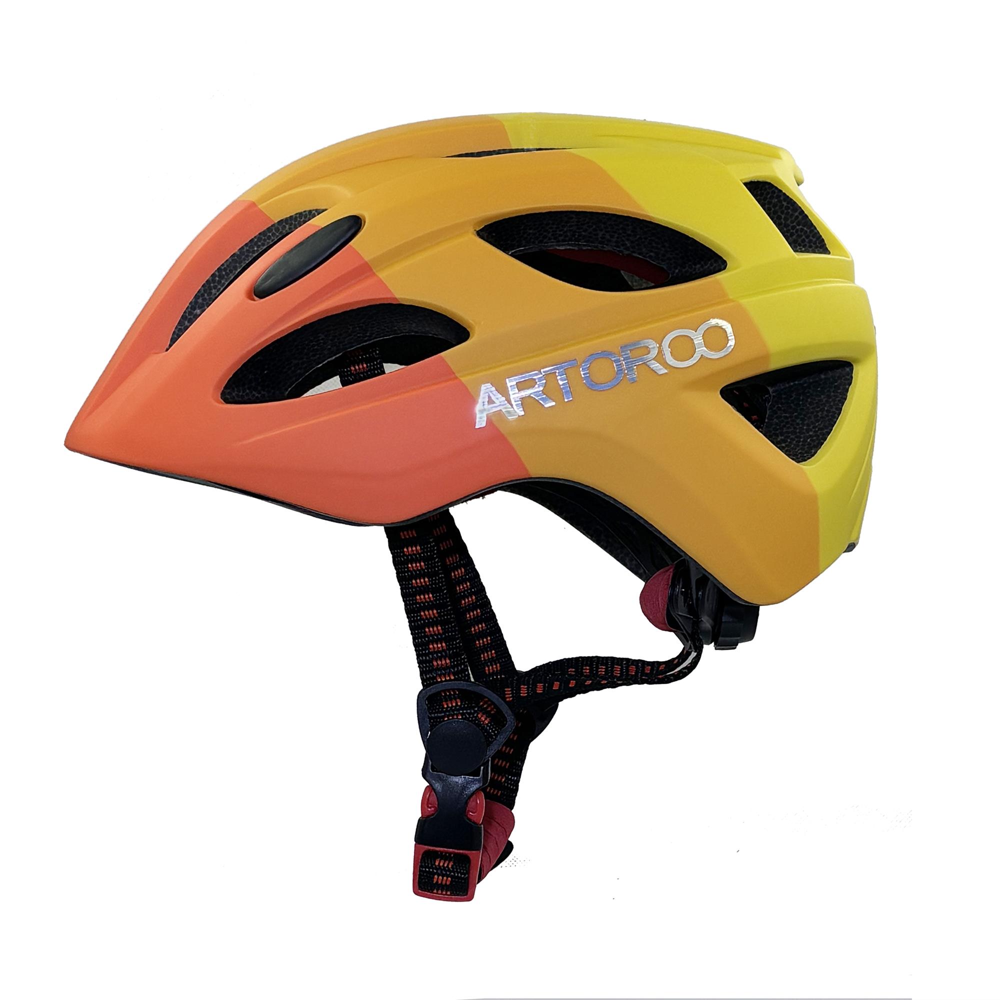 

ARTOROO Kid Bike Helmet, Bicycle Scooter Helmet for Children size adjustable M оранжевый