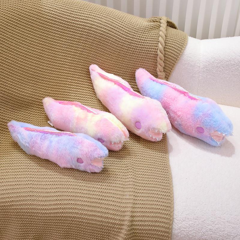 Sky Rainbow Freshwater Eels Plush Toy Marine Animal Stuffed Doll Gifts Kids