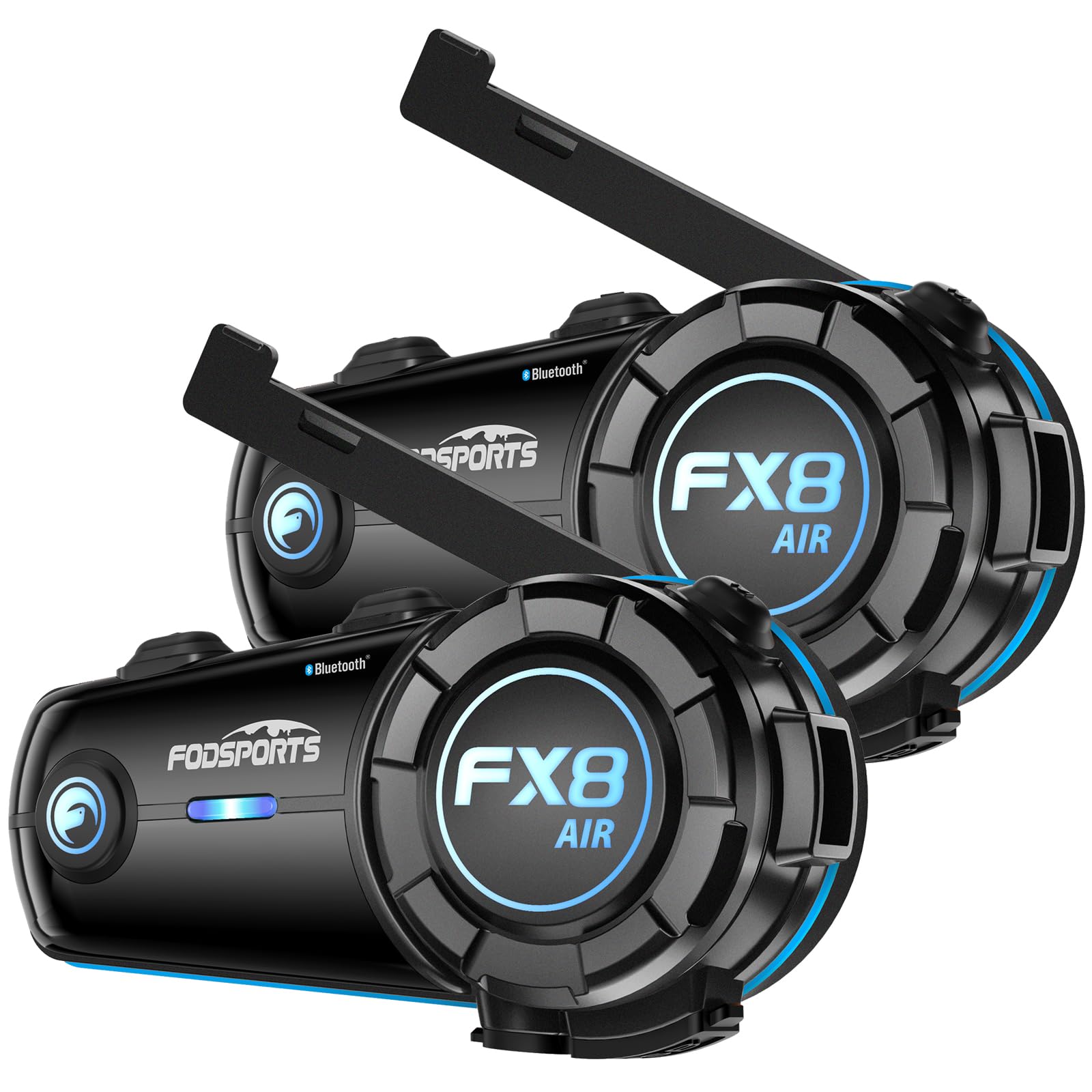 

FODSPORTS FX8 AIR Motorcycle Person Simultaneous Sound FM Connectivity with Other Bluetooth Music 25 Hours of Continuous Triple Noise AUX Connection