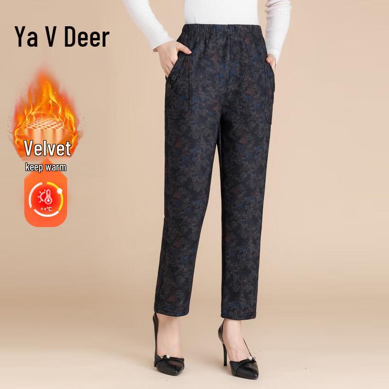 

Yalu Women s Loose Straight-Leg Floral Pants 2XL