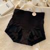 Women High Waist Lace Tummy Control Underwear 7A Antibacterial Slimming Panties
