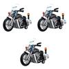 Patrol Car Inertial Motorcycle Police Car Model Toy With Sound And Light For Kids