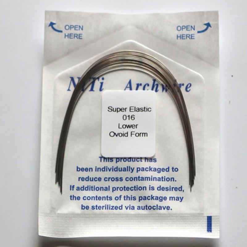Flexible Oval Form Niti Round Arch Wires for Comfortable Orthodontic Use