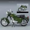1/10 JAWA 250 Alloy Retro Motorcycle Model Diecast Metal Street Classic Motorcycle Model Simulation Sound and Light Kid Toy Gift