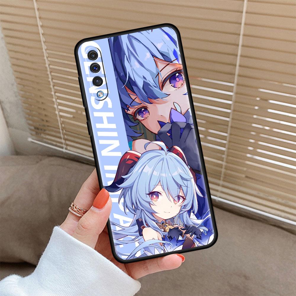 Genshin Impact Game Phone Case For Samsung Galaxy A50 A20e A20s A02s A03 A70 A52 A51 A30 A10 M52 M31 S7 Black Fundas Cover