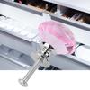 1PCS 30mm   Shape   Glass Pull Handle Cabinet Drawer Door Knob (Transparet)