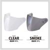 LEAD Motorcycle Helmet Shield for Strax SJ-4 Smoked UV Protection High Strength Shield SJ-4S