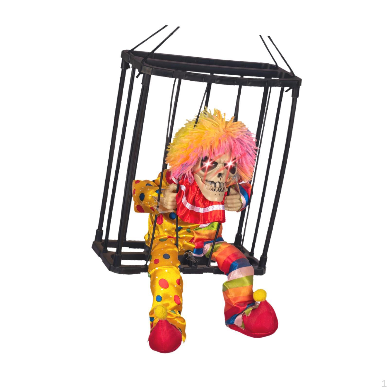 

Страшная тюрьма в клетке мертвый заключенный ужас сложная игрушка светящаяся вокализация крик Yellow