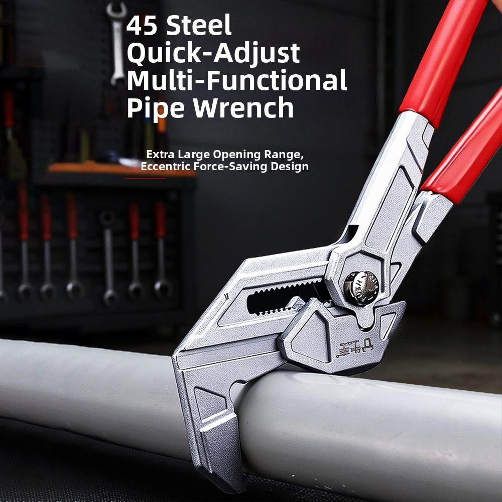 Quick Adjust Water Pump Pliers Self Locking Pipe Repair Pliers Plumbing Gripping Tool  Pipe Repair
