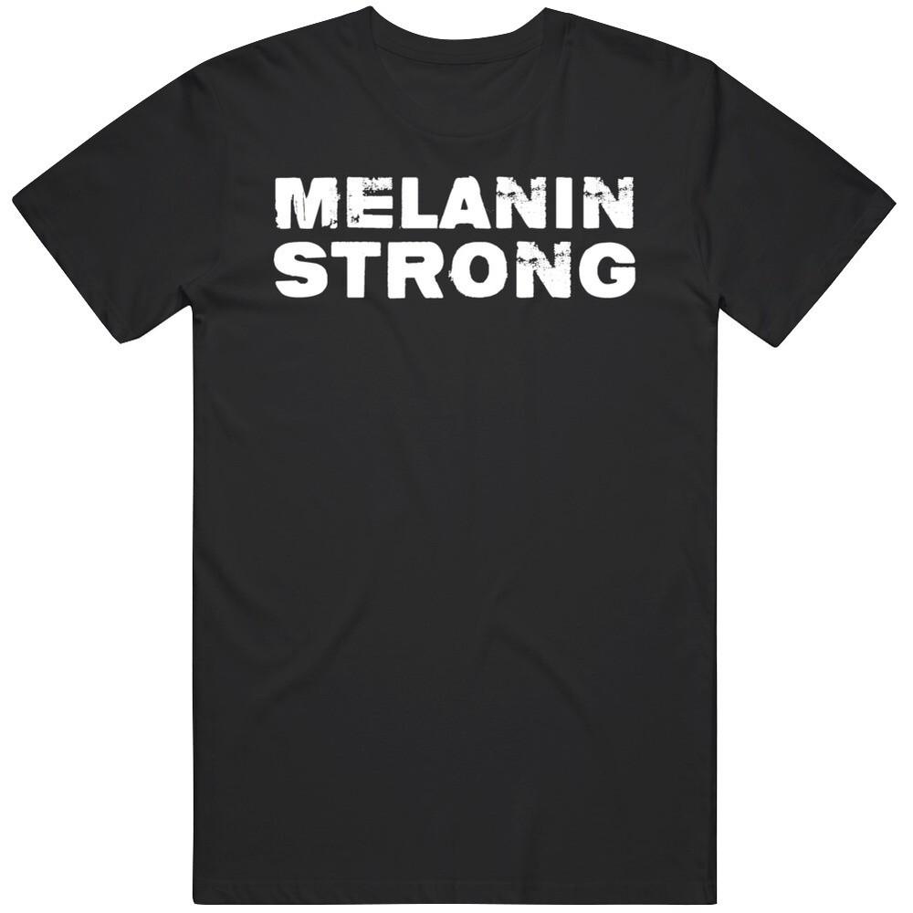 

Melanin Strong Black Lives Matter Distressed T Shirt L
