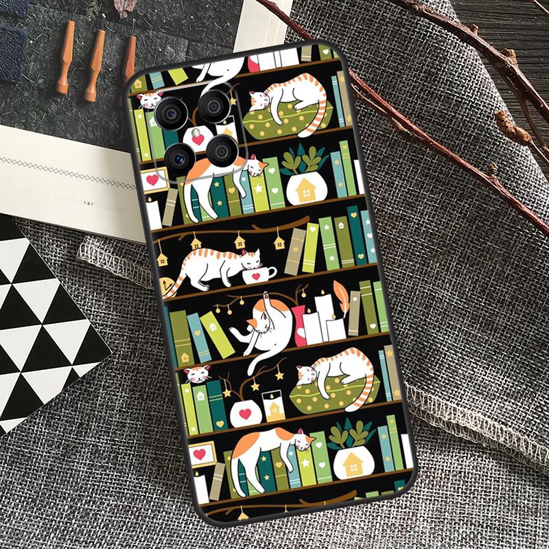 Cartoon Cute Cats For Honor Magic 6 Pro Magic 5 Lite 50 70 90 Lite X6 X7 X8 X9 X6a X7a X8a X9a X8b X9b Case