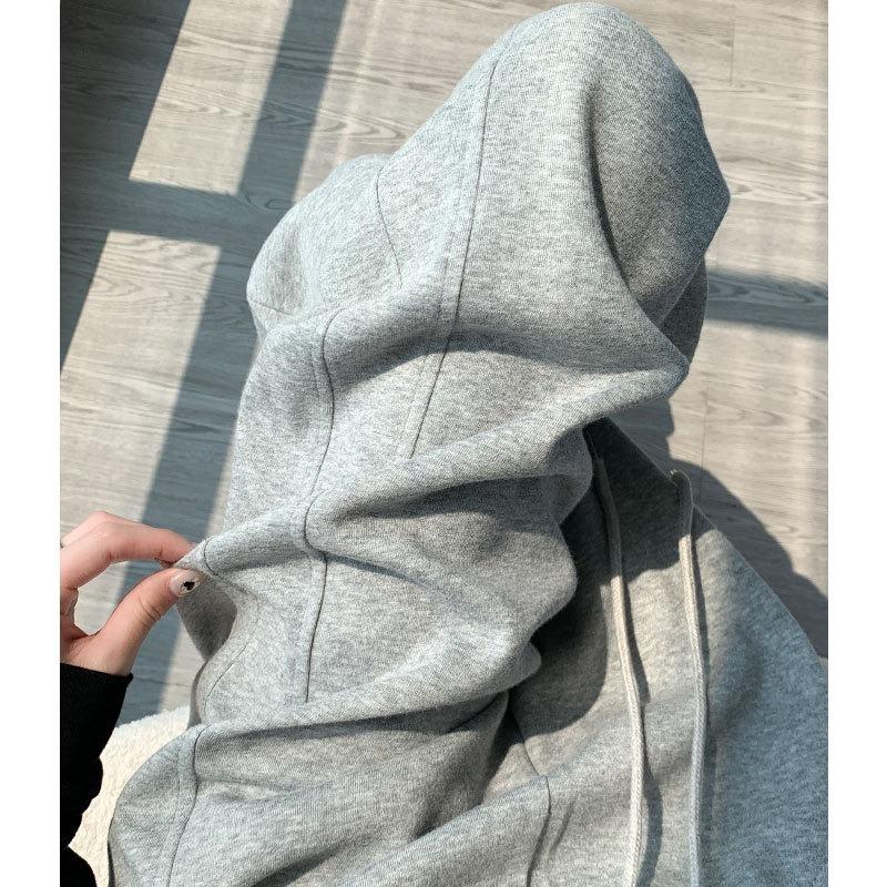 Gray sweatpants women's new spring and autumn straight loose wide-leg casual small narrow banana sweatpants