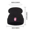 Shimmering Pink Drink Print Knit Beanie Warm Comfortable and Highly Stretchy Beanie Sweet Cute Shimmering Fashionable and