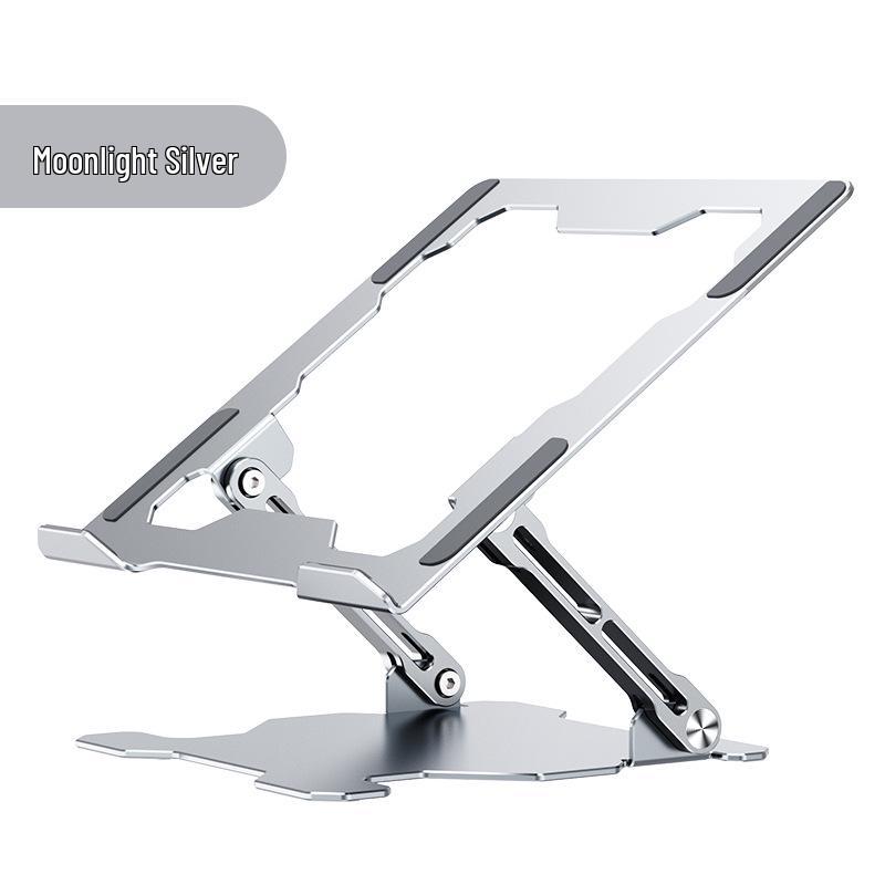 Aluminum Laptop Riser with Dual Fan Cooling