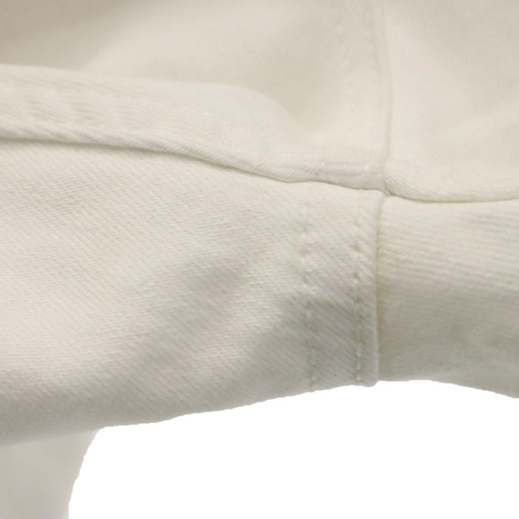 ETRO made in Italy Pants W28 White Stretch Fringe Women Used