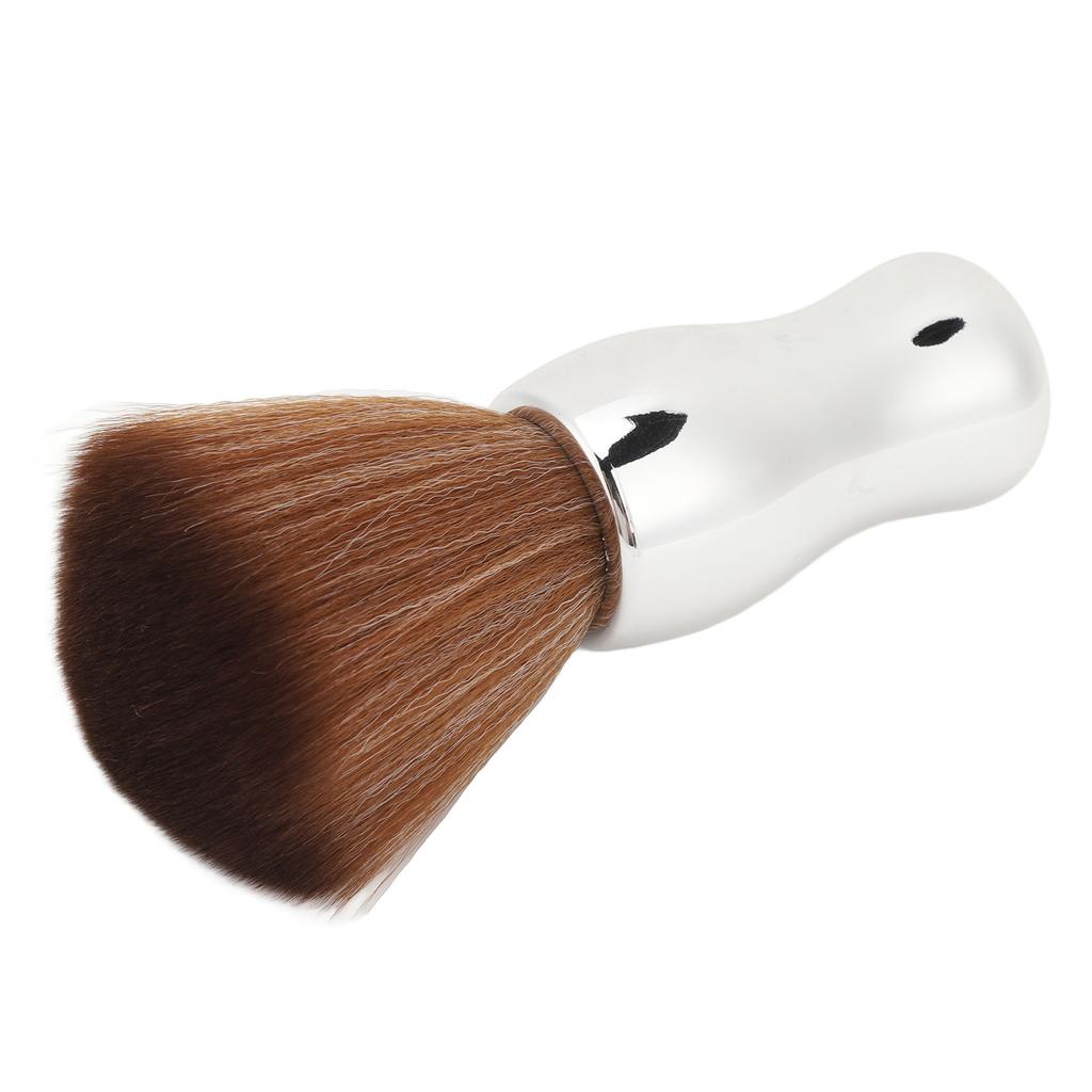 Neck Duster Brush Nylon Bristles Ergonomic Handle Comfortable Grip Hair Cutting Duster Brush for Bar