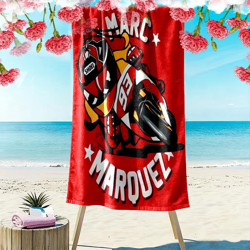 Marc Marquez Towel, Large Soft Quick Dry Towel for Beach Camping Swimming