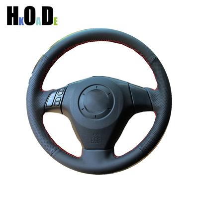 Black Car Steering Wheel Cover For Old Mazda 3 2003 2004 2005 2006 2007 2008 2009 Mazda 6 2002 2003 2004 2005 2006 Mazda 5